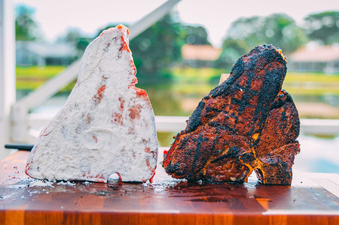 Koji Powder-Crusted Porterhouse Steak